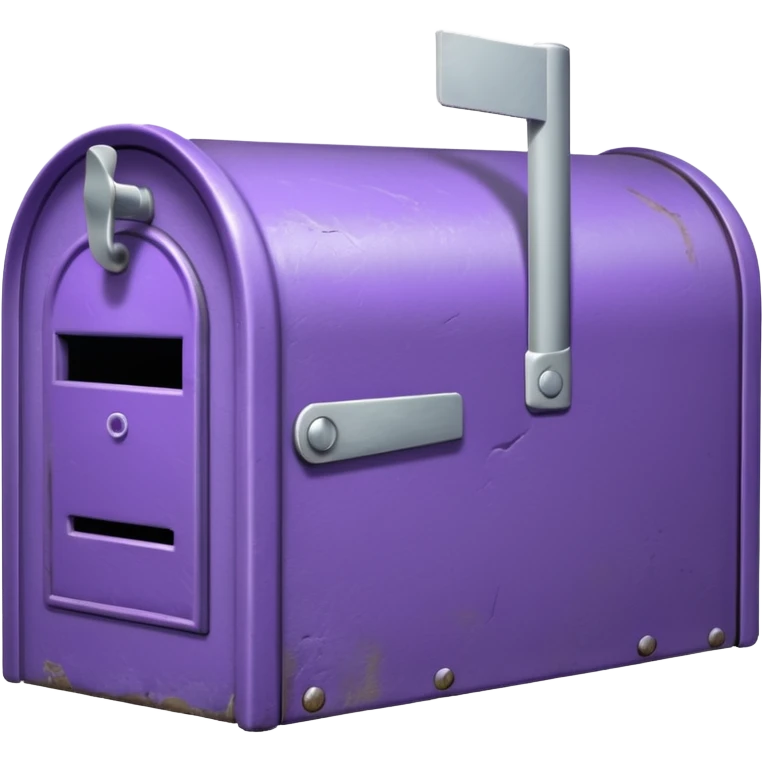 purple mail box emoji