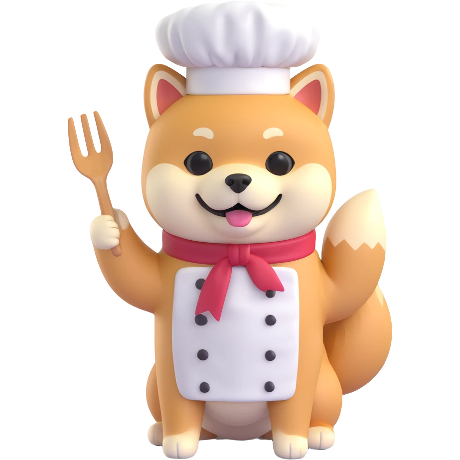 shiba inu chef emoji