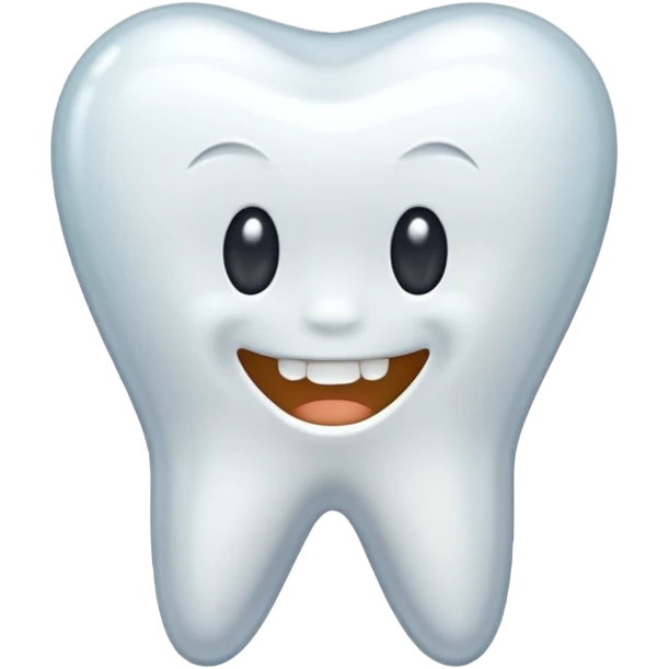 Ordinary tooth emoji