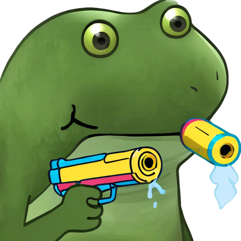 Pee Blaster ￼ emoji