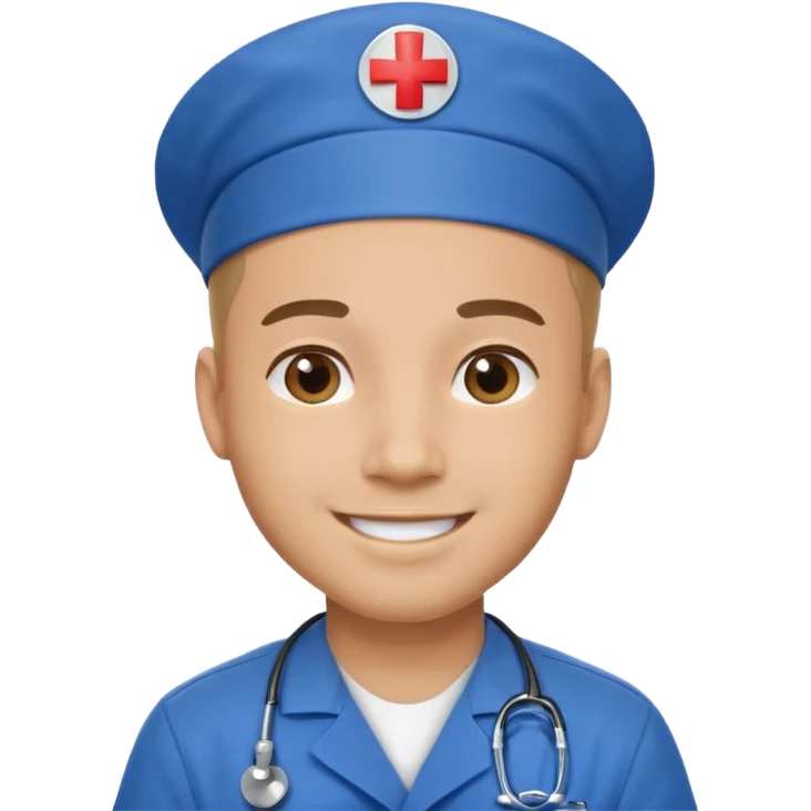 a male nurse  emoji