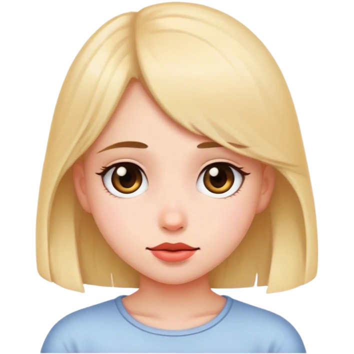 shy girl  emoji