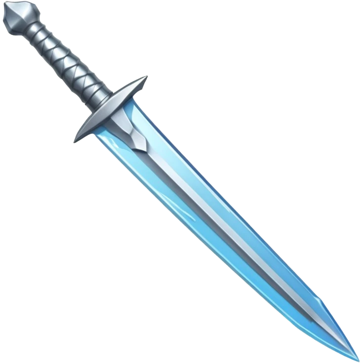 dagger which has water in the sharp part 
 emoji