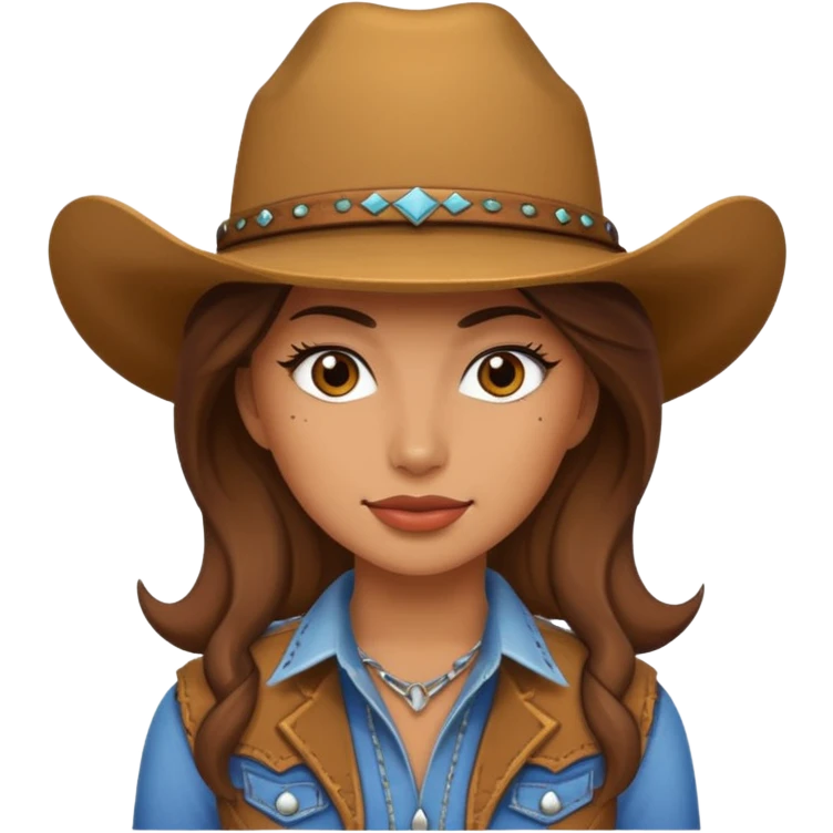 Demi cowgirl emoji