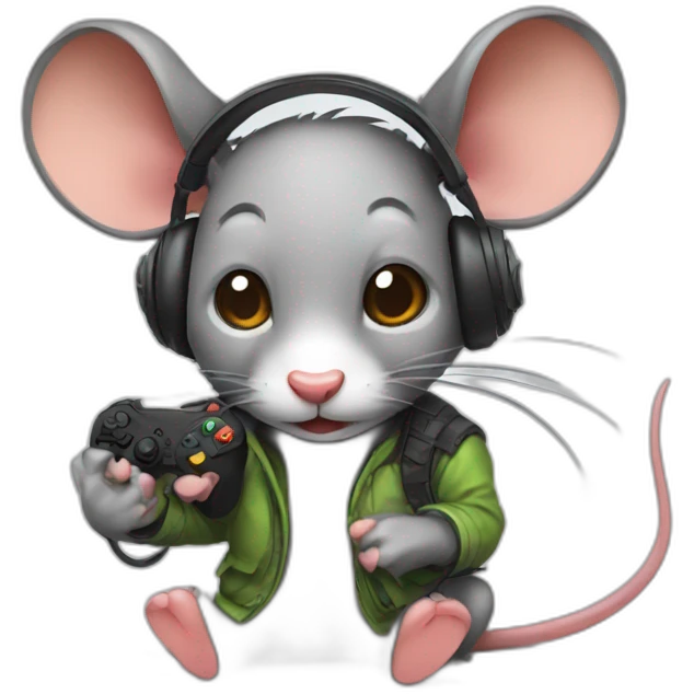 rat gamer emoji
