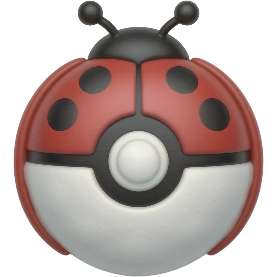 Ladybug cotton candy pokemon emoji