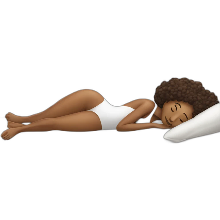 Woman laying down next to man emoji