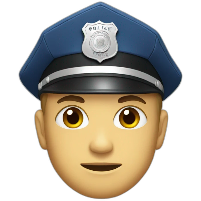 police badge emoji