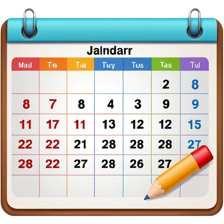 calendar emoji