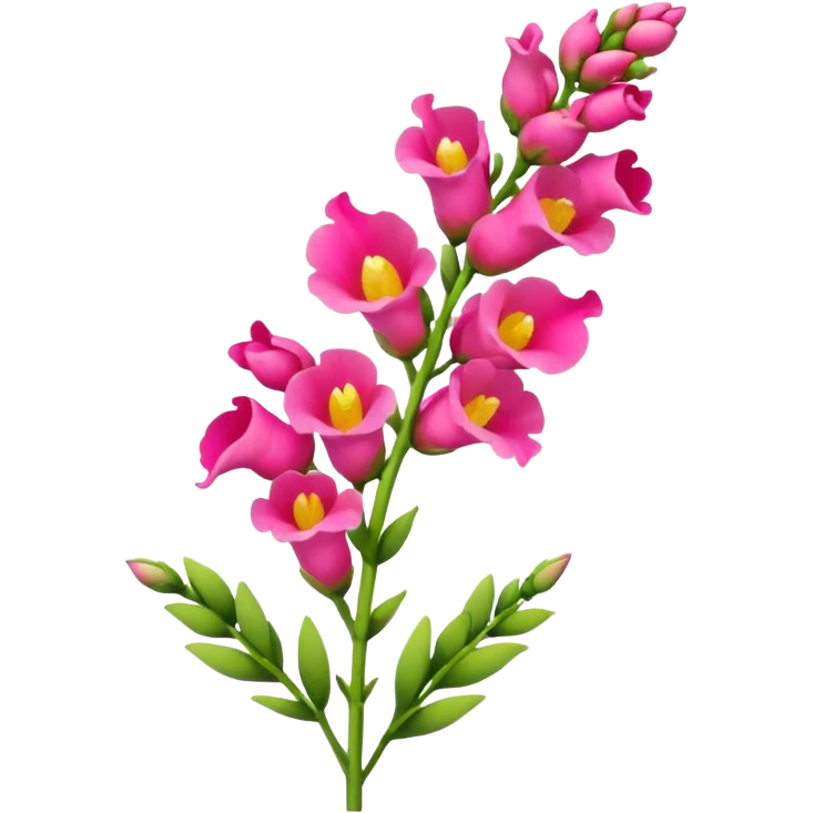 Realistic snapdragon, high definition emoji