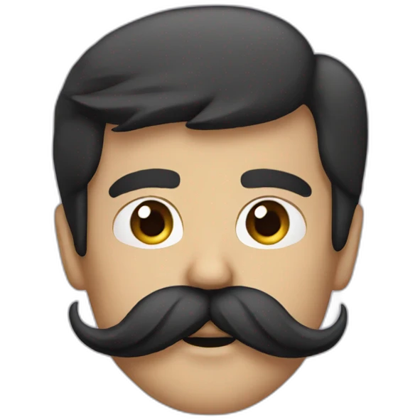 mustache emoji