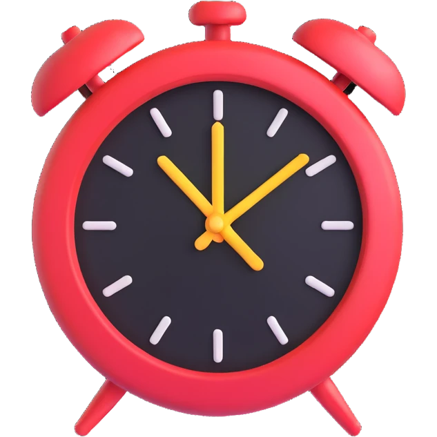 clock icon with 'wait' meaning, stop/start vibe emoji emoji