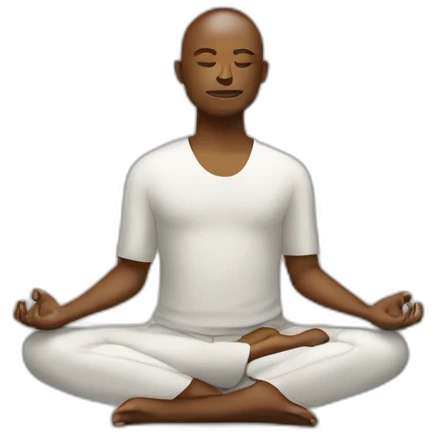 Man In Lotus Position emoji