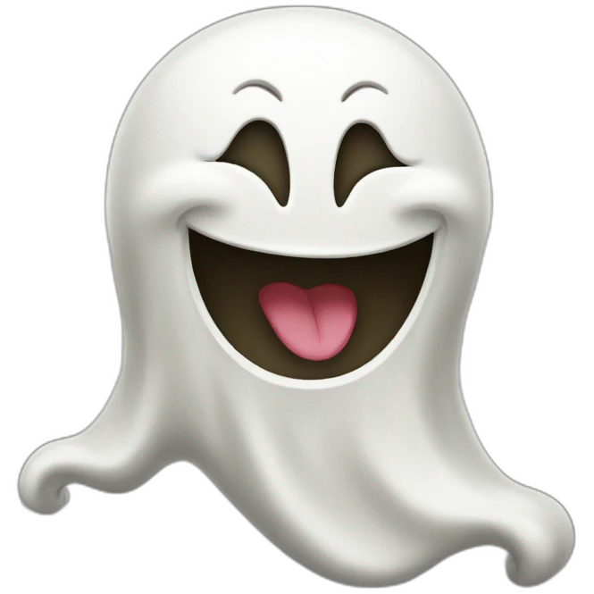 laughing ghost emoji