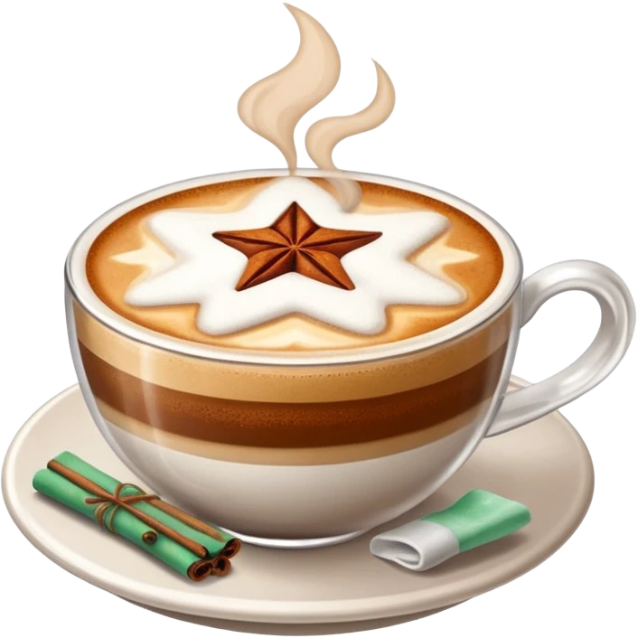 The Star Cappuccino emoji