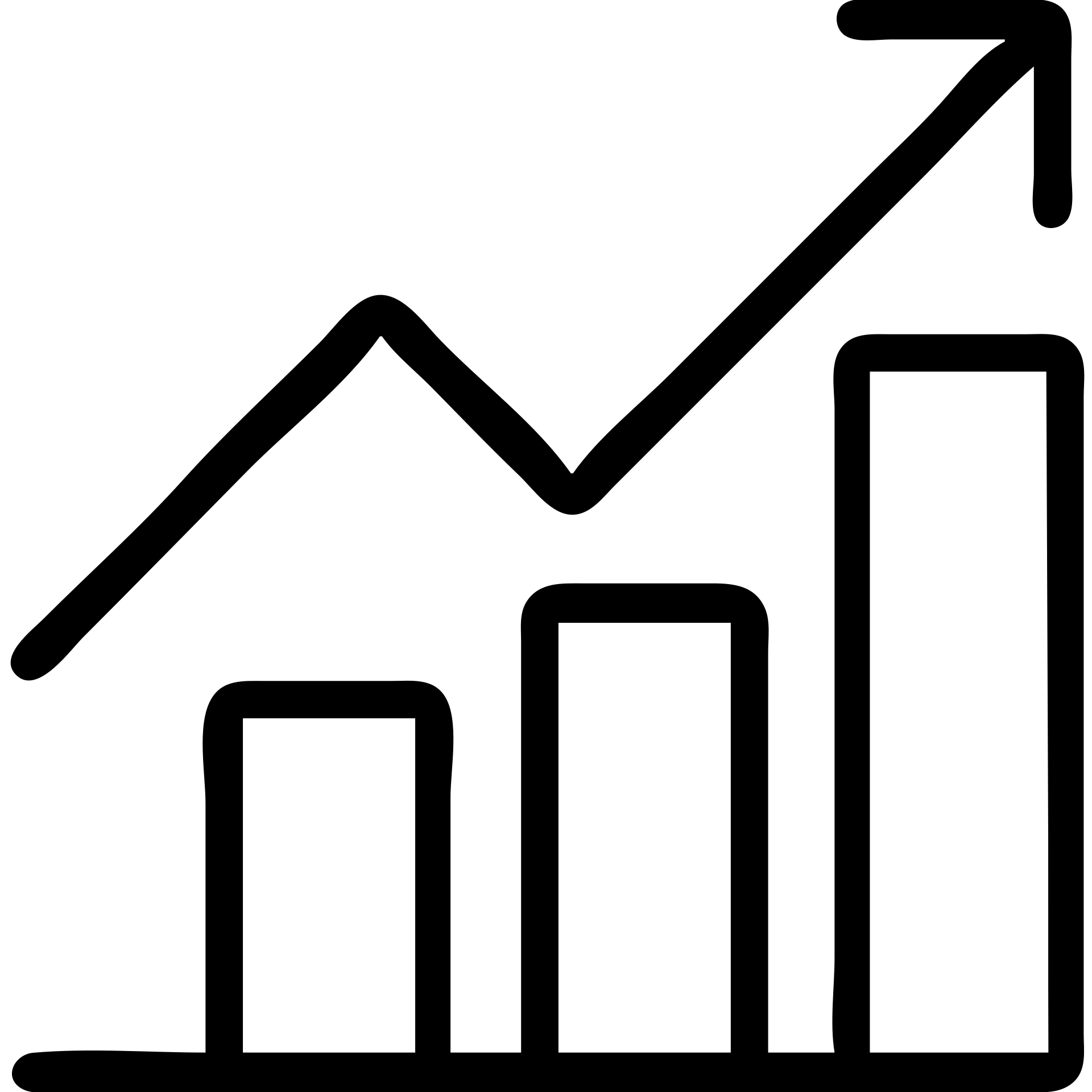 graph icon with black outline and no fill emoji