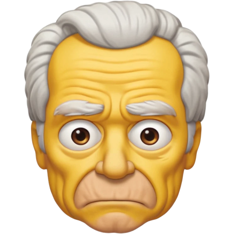  Abe Simpson from The Simpsons emoji