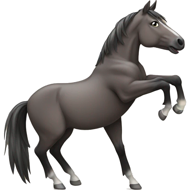 Dabbing horse emoji