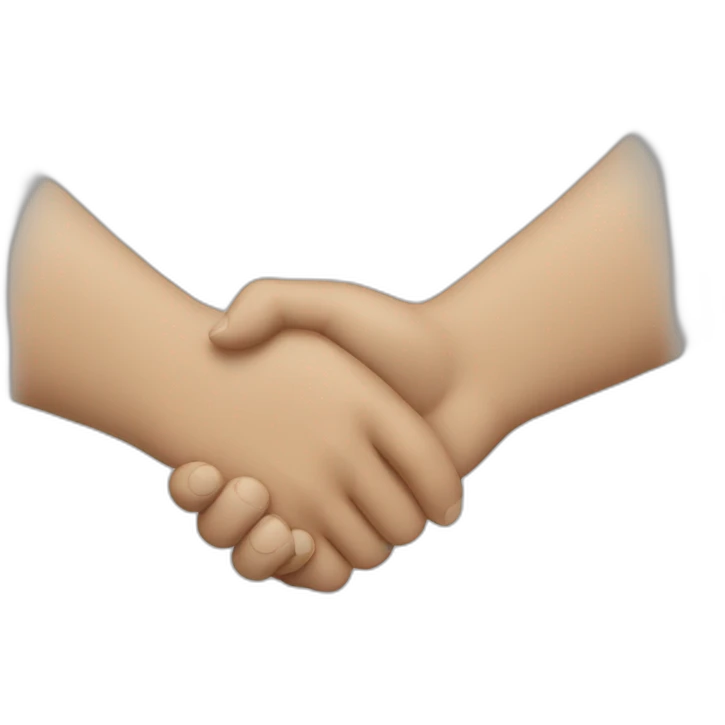 5 hands shake emoji