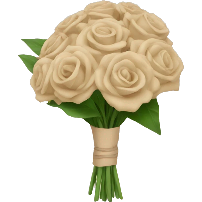 beige boquet emoji