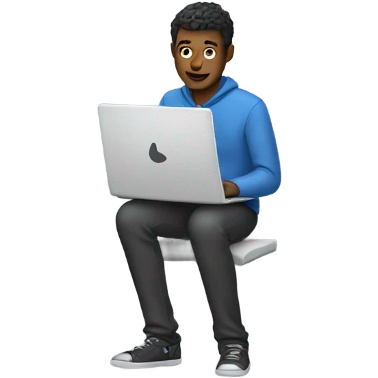 guy with a laptop emoji