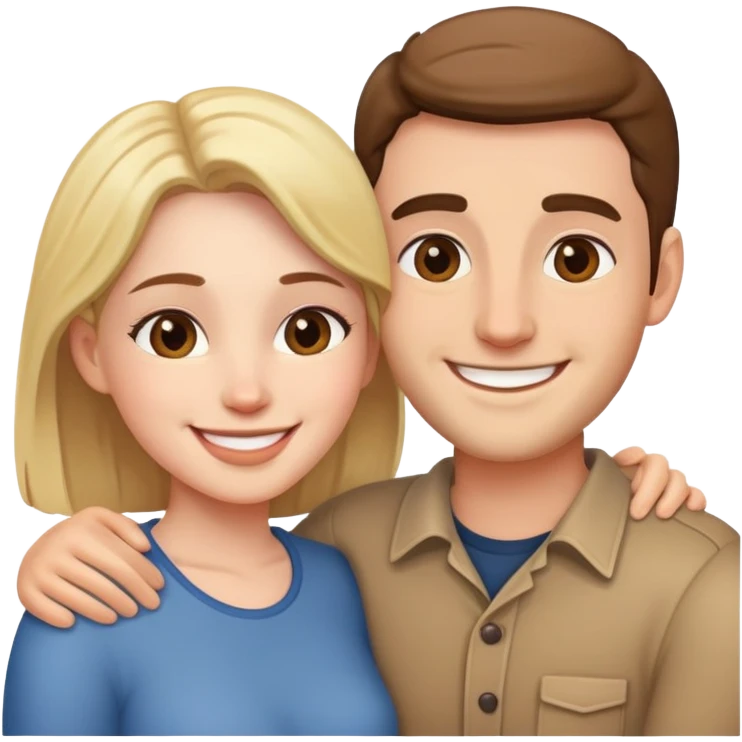 Couple love emoji