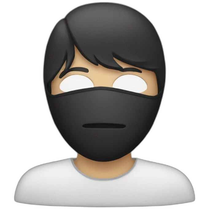 Masked person emoji