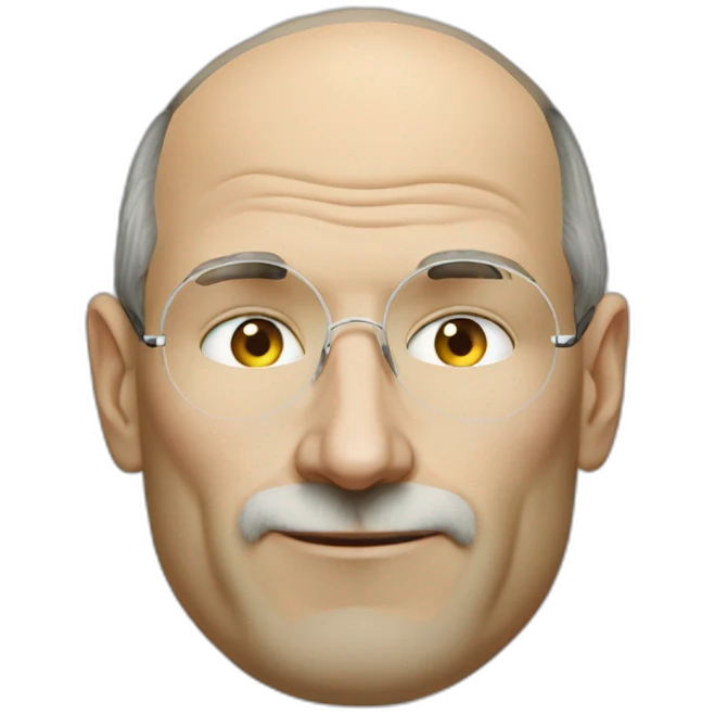 steve jobs + putin emoji