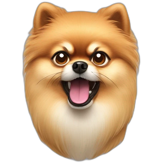 pomeranian-angry emoji