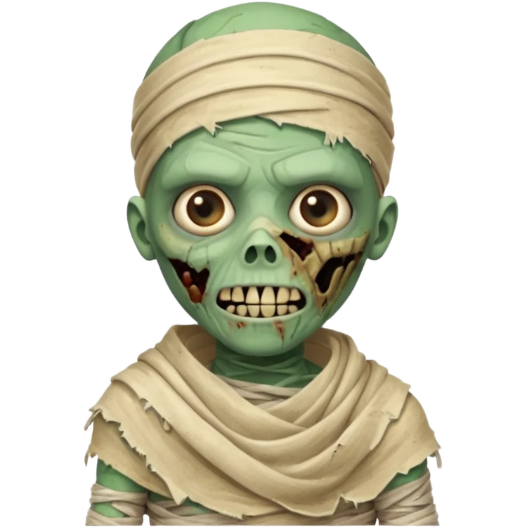 zombie mummy child
 emoji