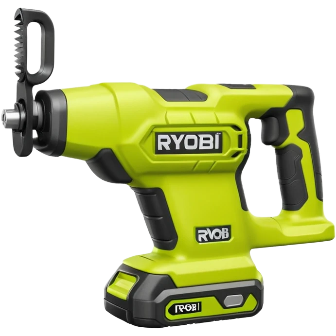 RYOBI ONE+ 18V Cordless Reciprocating saw battery  emoji