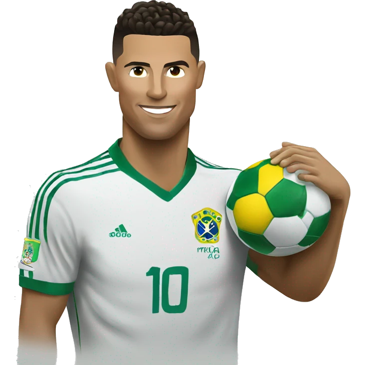 Ronaldo with brazil emoji