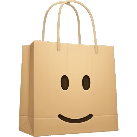 Shopping bag emoji