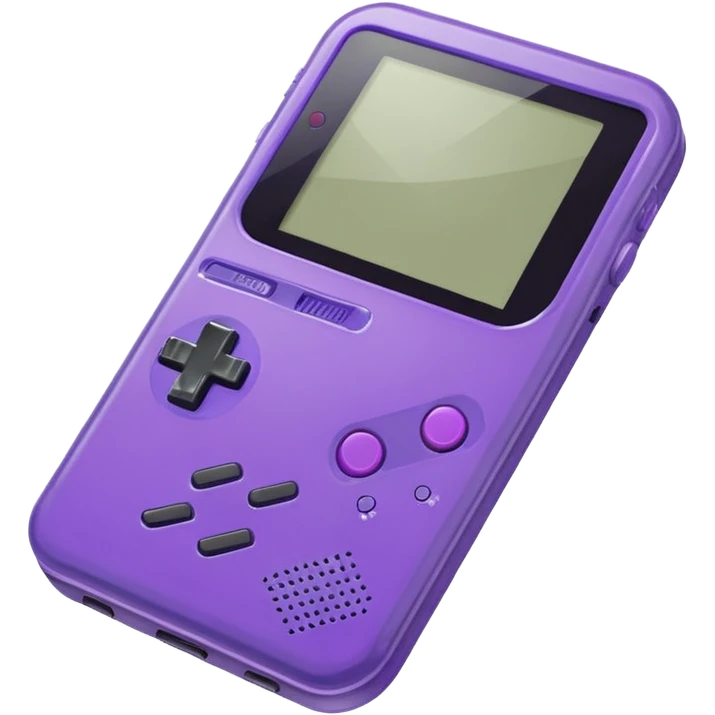 purple gameboy emoji