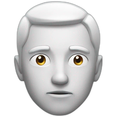 man looking up and thinking emoji