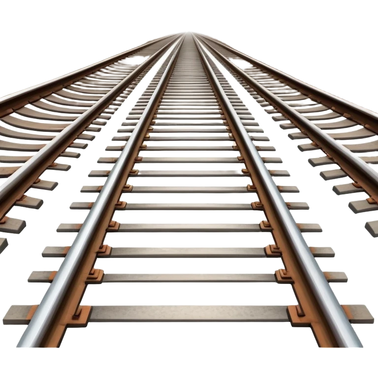 Railway track perspective emoji