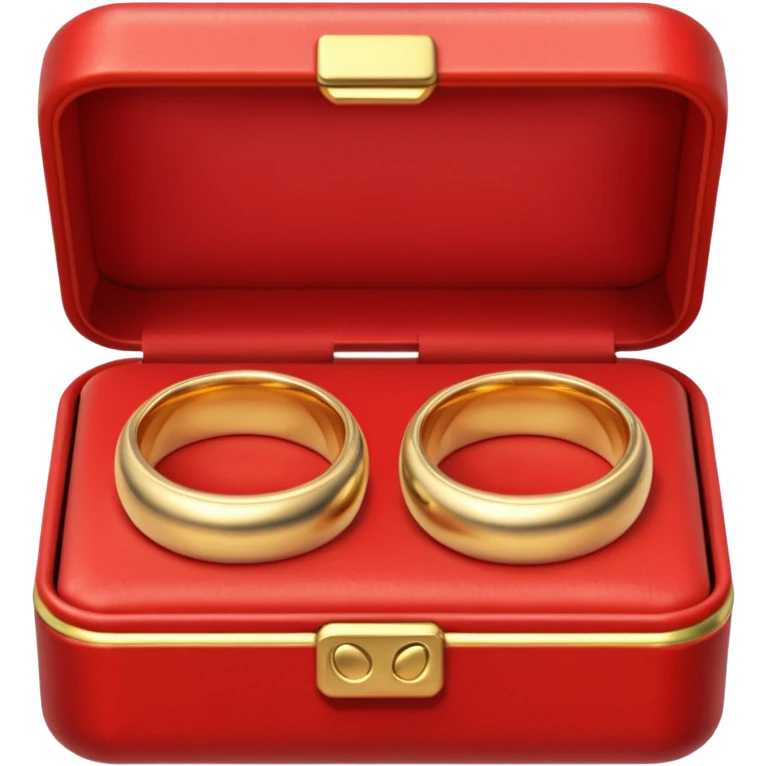 Couple of ring in red box emoji