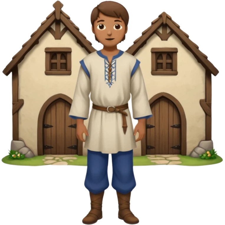 medival Cottagecore style man emoji