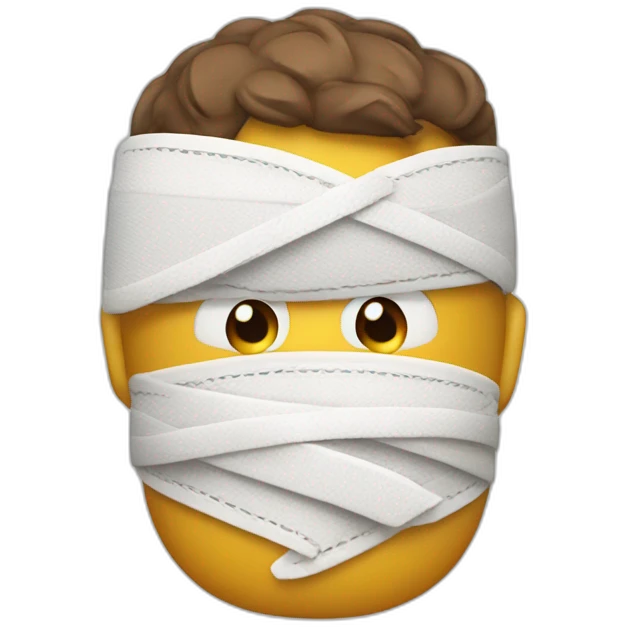 Cœurs avec bandage emoji