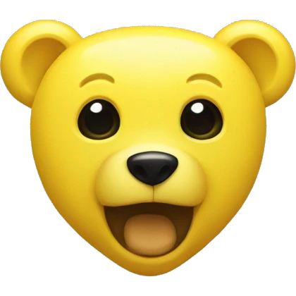 yellow square yellow circle yellow heart alien bear emoji