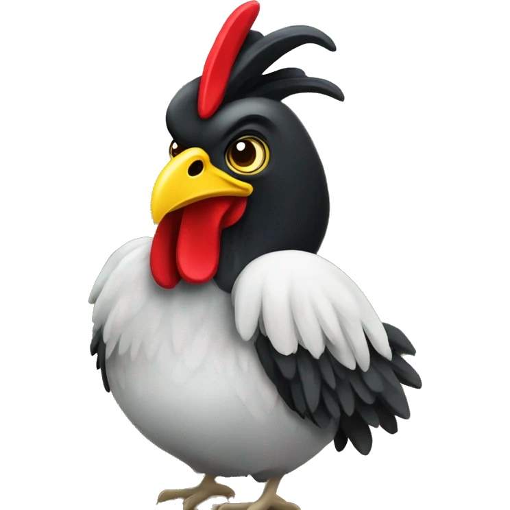 Gallo negro emoji