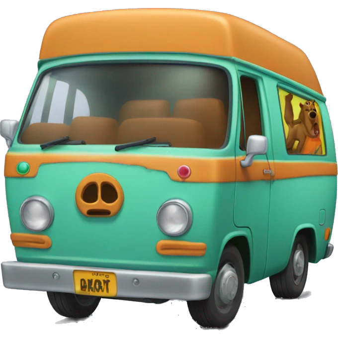 Scooby doo mystery machine emoji