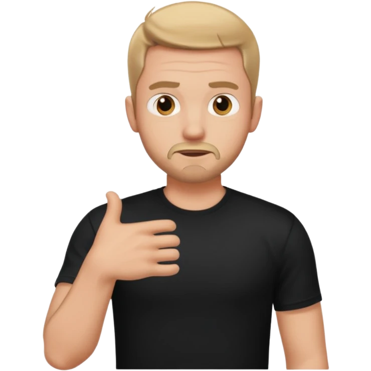 cool confused men person shrug pose emoji