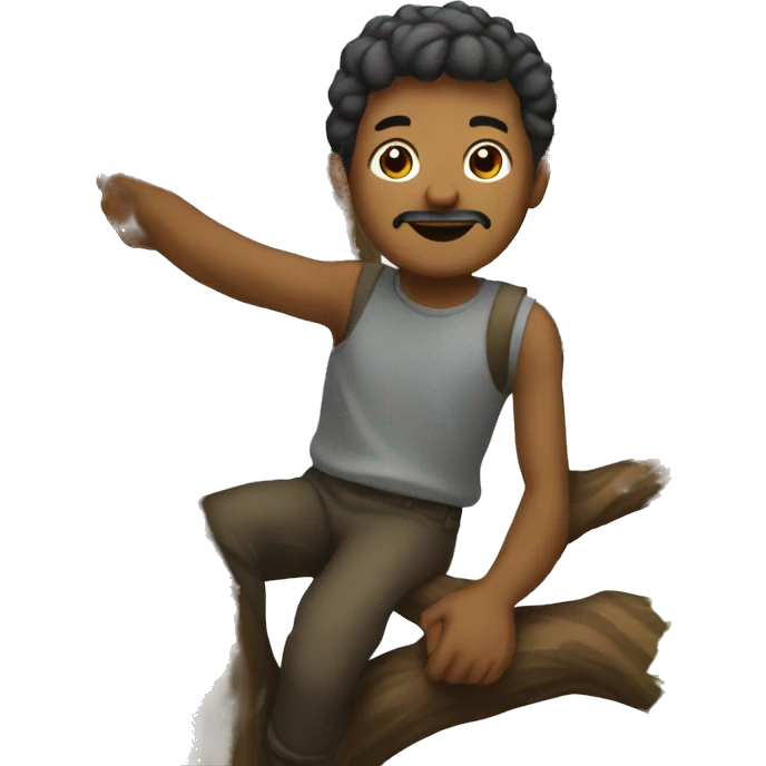man in a tree emoji