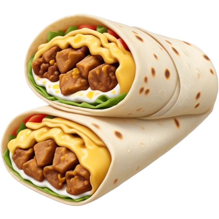 churrizo breakfast burrito emoji