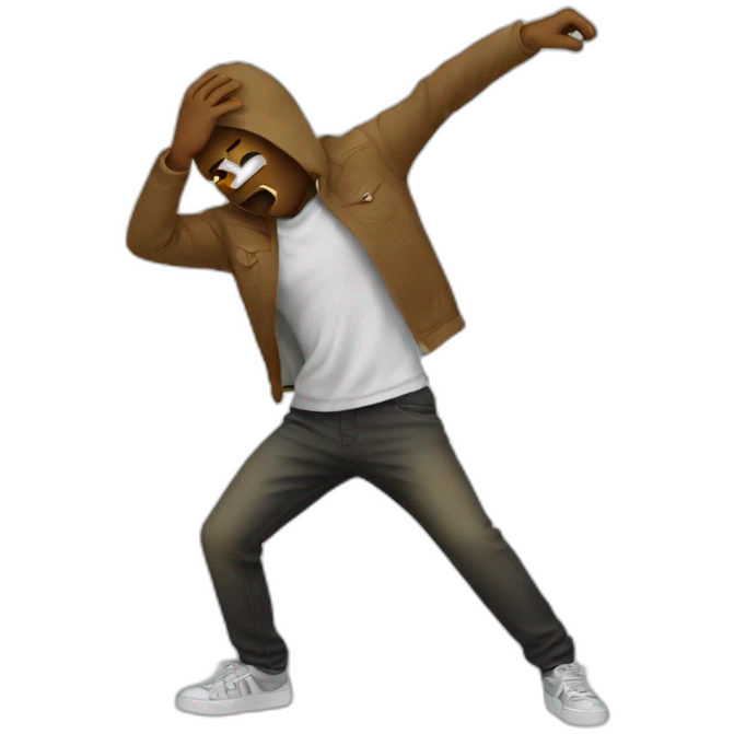 Emoji qui fait du dab  emoji