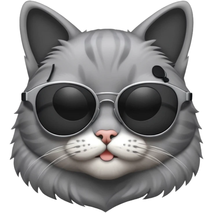 Cat wearing sunglasses emoji