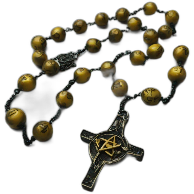 pentagram rosary emoji