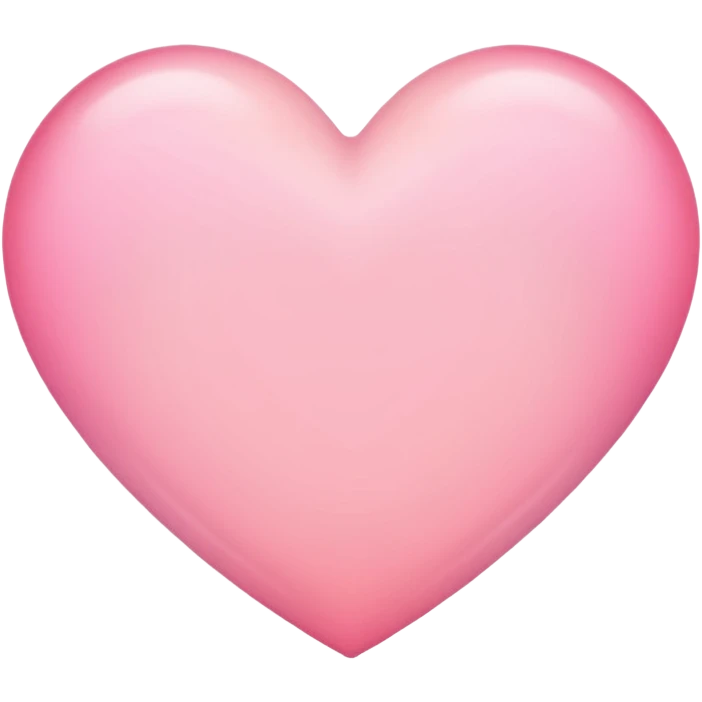 heart with a soft pastel gradient emoji