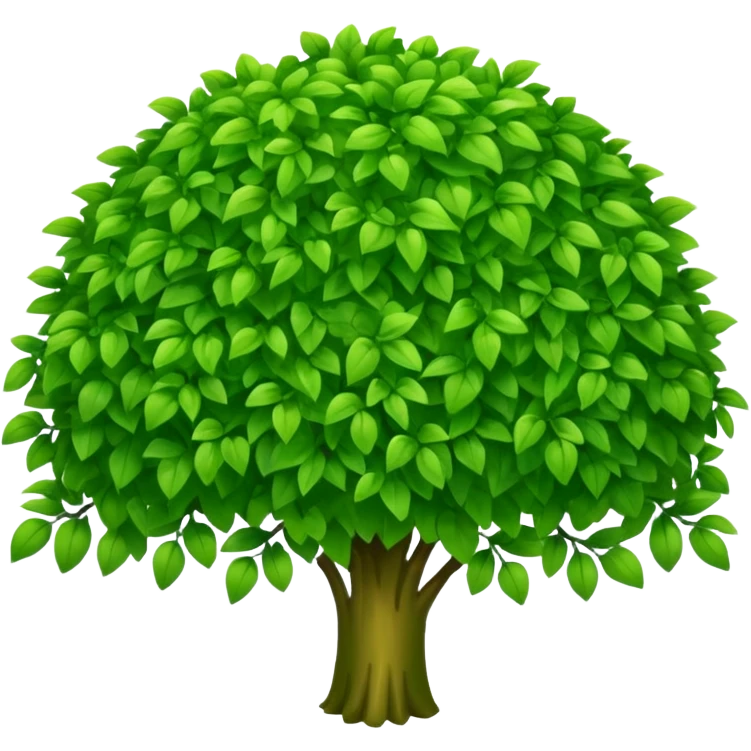 A bush emoji